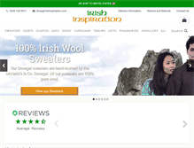Tablet Screenshot of irishinspiration.com